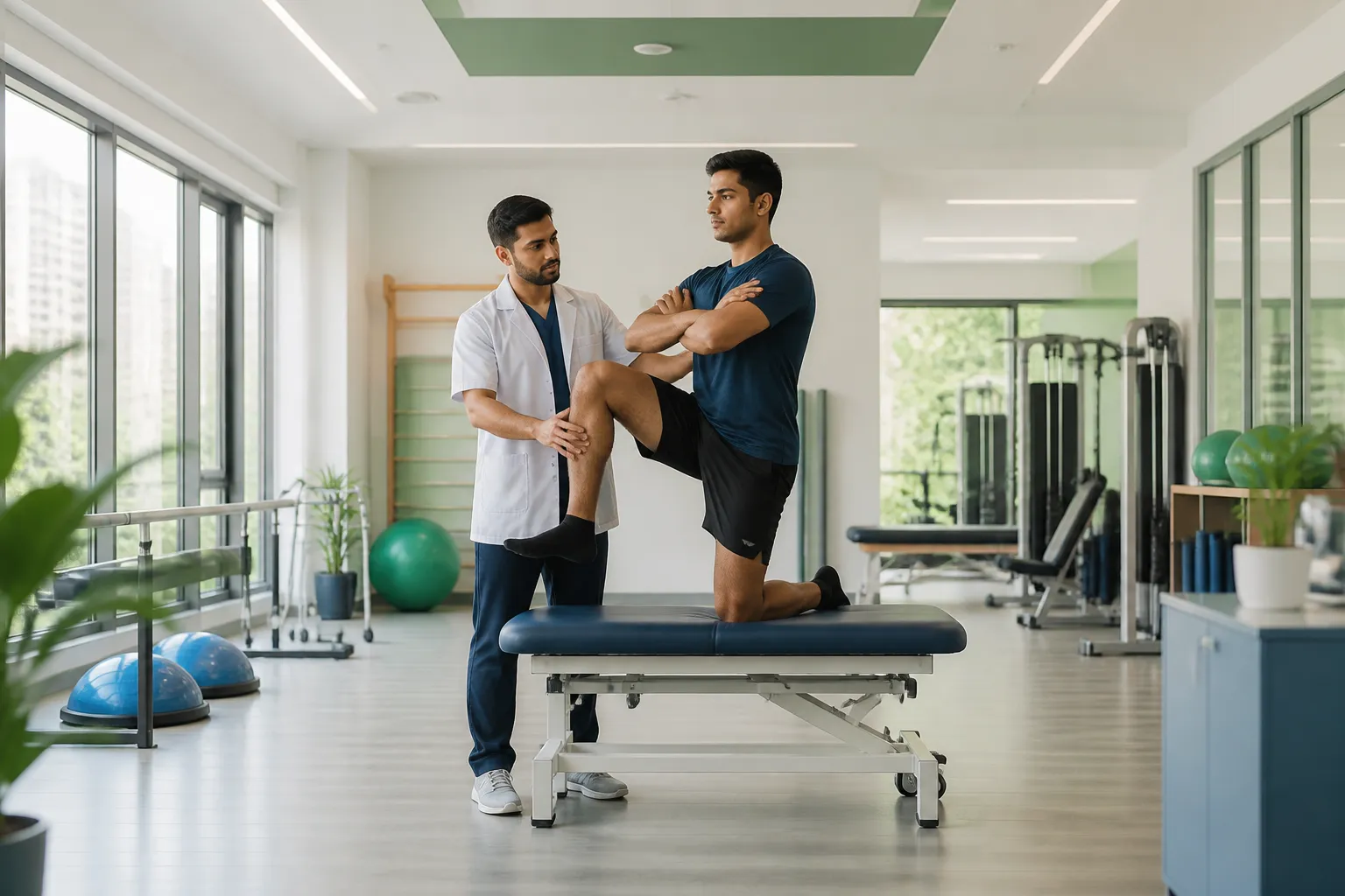 Clinical physiotherapy assessment at Biofix IVT-OXY centre